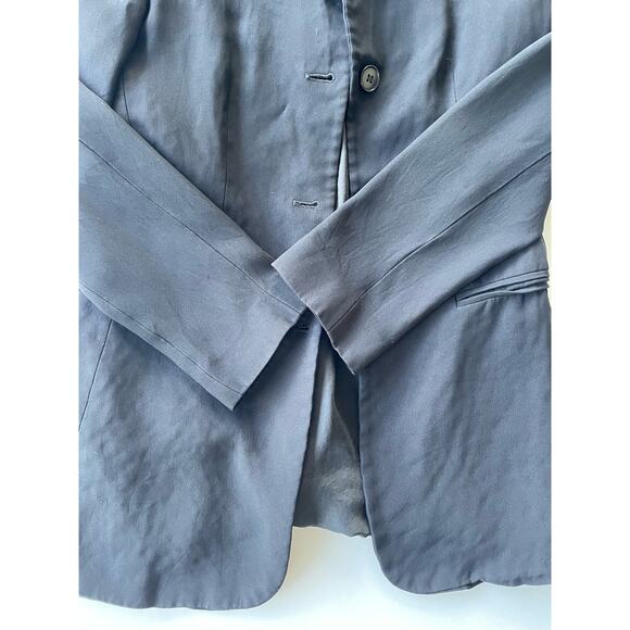 Emporio Armani Vintage Blazer Navy Blue Size 2 - Picture 3 of 8